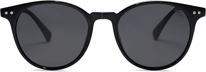 SOJOS Small Round Classic Polarized Sunglasses for Women Men Vintage Style UV400 Lens MAY SJ2113 | Amazon (US)