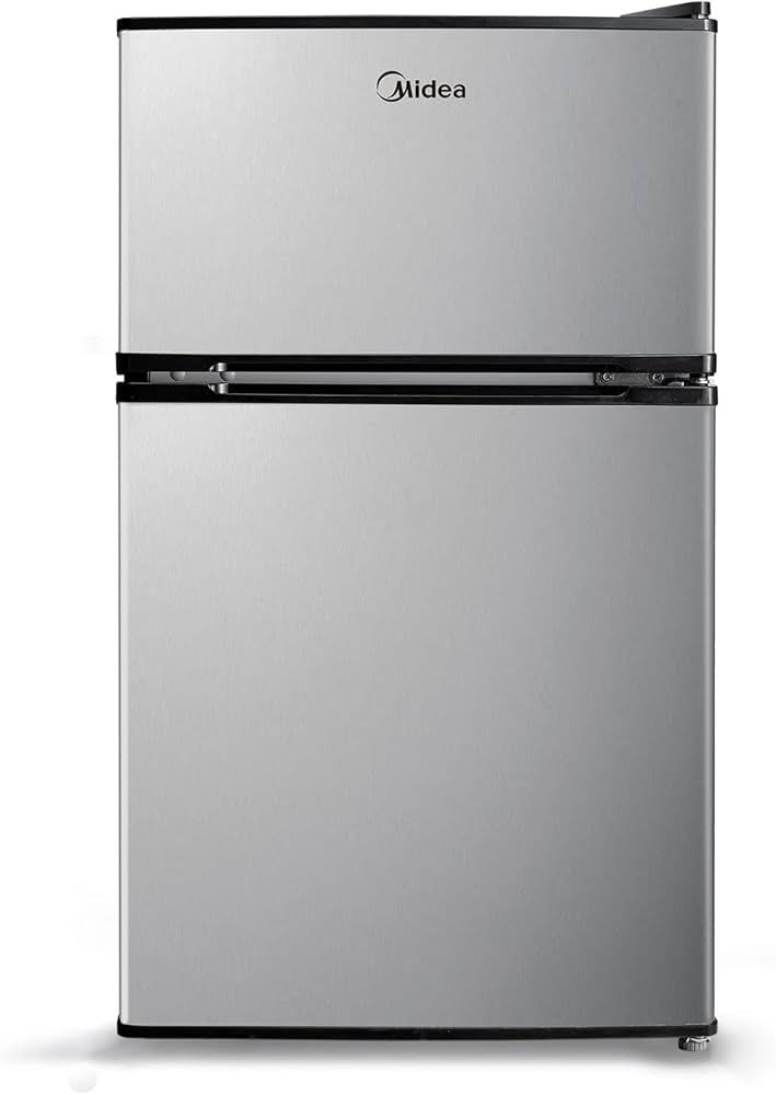 Midea WHD-113FSS1 Compact Refrigerator, 3.1 cu ft, Stainless Steel | Amazon (US)