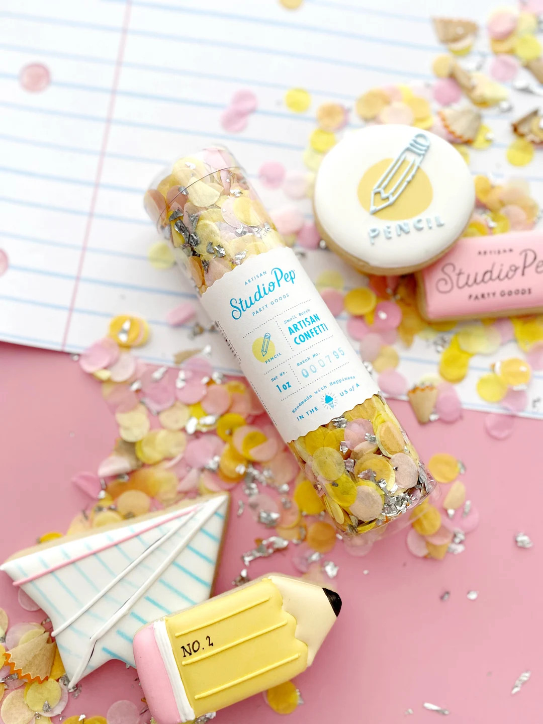 Pencil Confetti  Handmade With Happiness® in the USA  First - Etsy | Etsy (US)