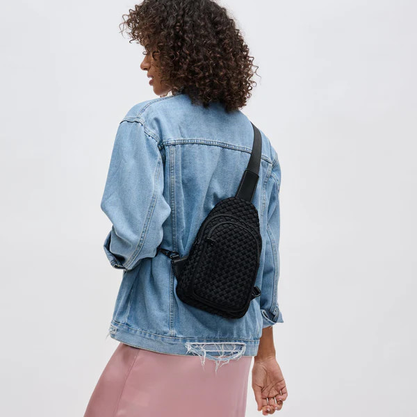 Beyond The Horizon - Woven Neoprene Sling Backpack | Sol and Selene