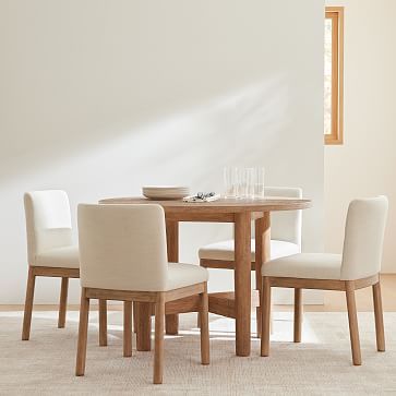 Hargrove Round Dining Table (44&quot;, 60&quot;) | West Elm (US)