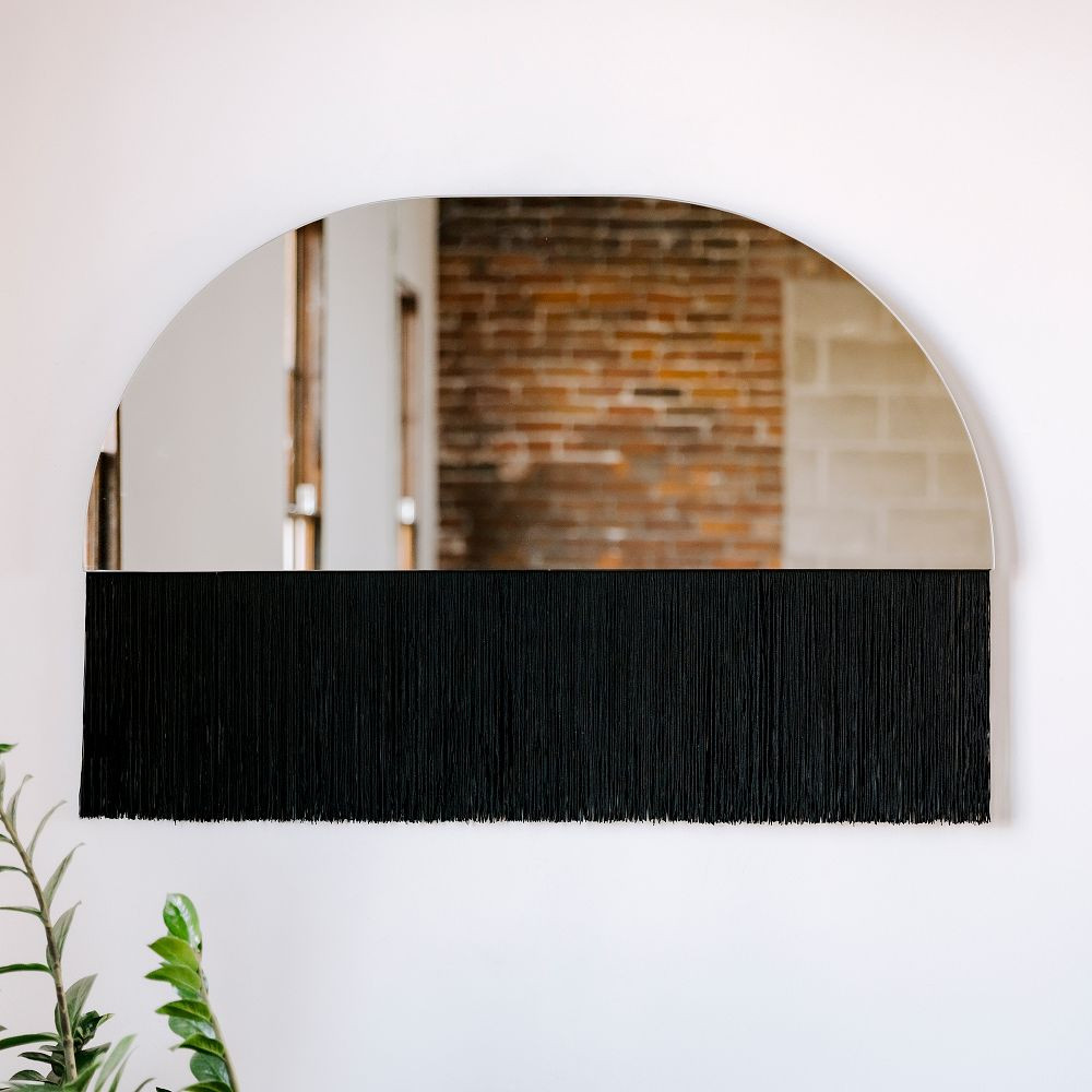 Candice Luter Sonata Large Wall Mirror w/ Fringe | West Elm (US)