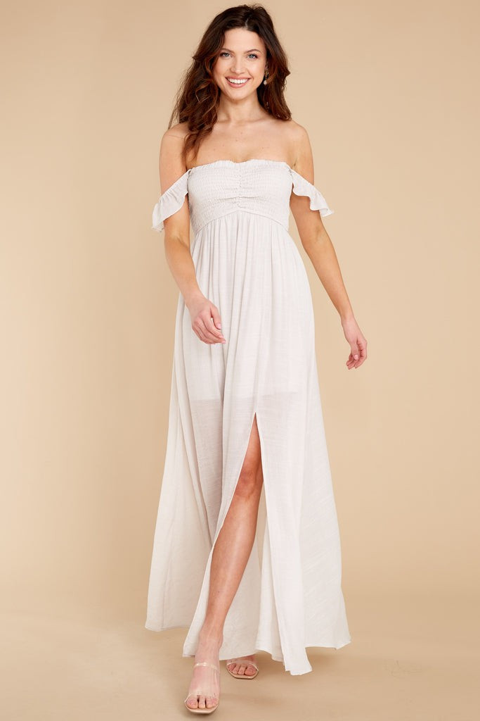 Want Me Back Sand Maxi Dress | Red Dress 