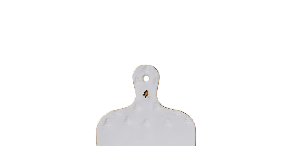 Debossed Stoneware Cheese/Cutting Board | Linen & Clove