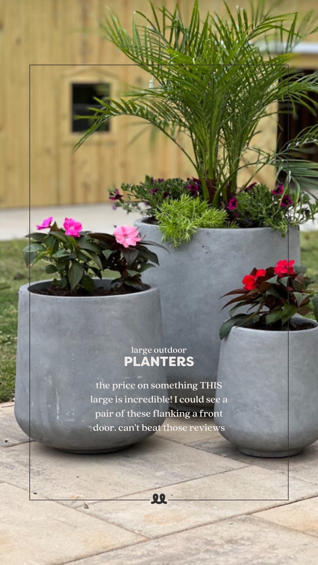 The price on an outdoor planter this large is incredible!

#LTKHome