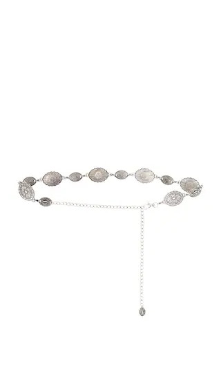 Charlotte Chain Belt in Silver | Revolve Clothing (Global)