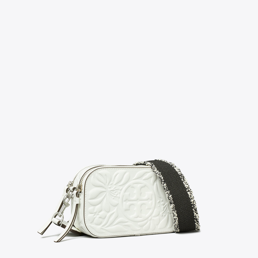 Tory Burch Mini Miller Floral Embossed Crossbody Bag | Tory Burch (US)