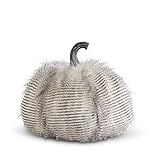 K&K Interiors 42049C 9 Inch Gray Three Tone Faux Fur Pumpkin | Amazon (US)