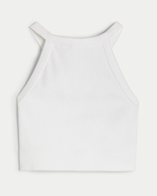 Women's Gilly Hicks Ribbed Seamless High-Neck Top | Women's Clearance | HollisterCo.com | Hollister (US)