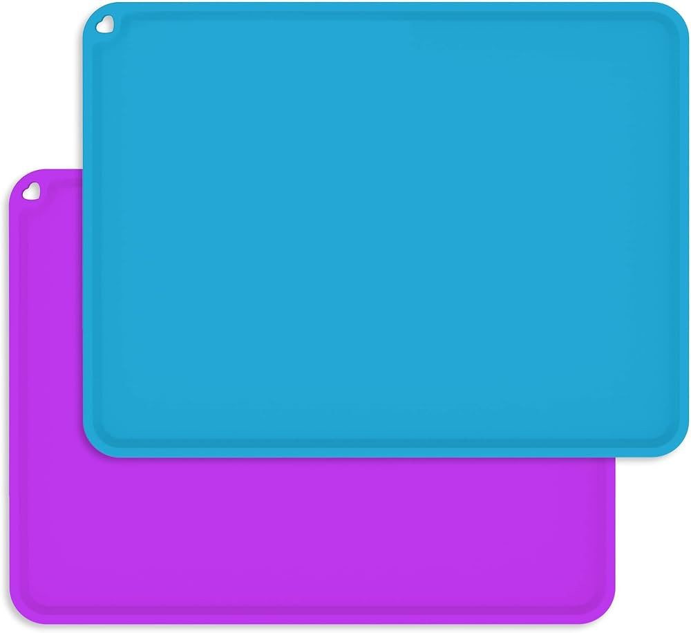 Kids Placemats, Silicone Baby Placemats for Kids Toddler Children Reusable Non-Slip Table Mats, B... | Amazon (US)