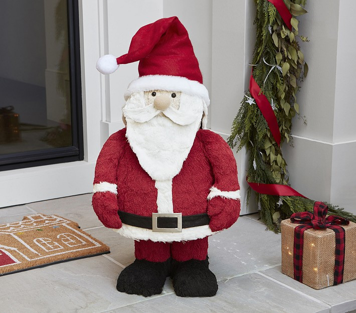 Sisal Santa Outdoor Decor | Pottery Barn Kids