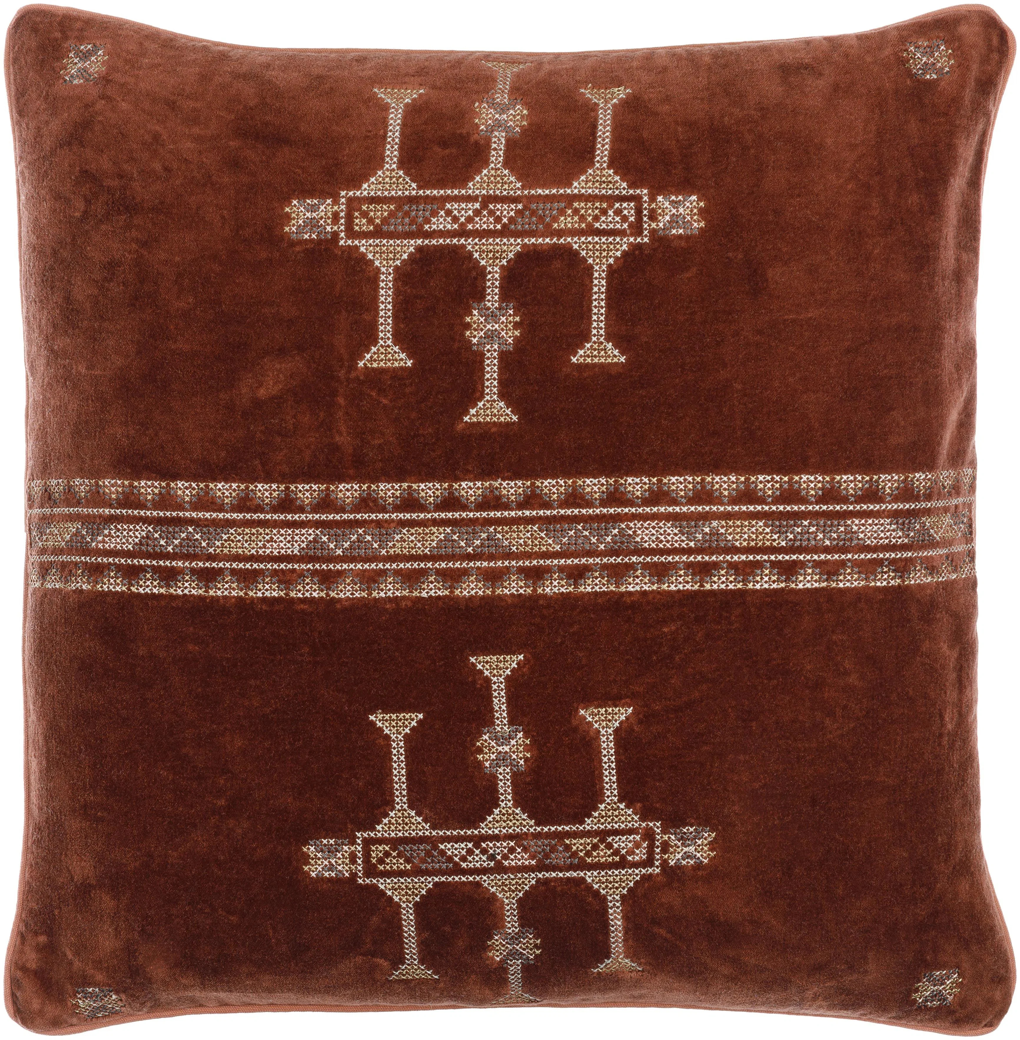 Veola Cotton Velvet Throw Pillow | Joss & Main