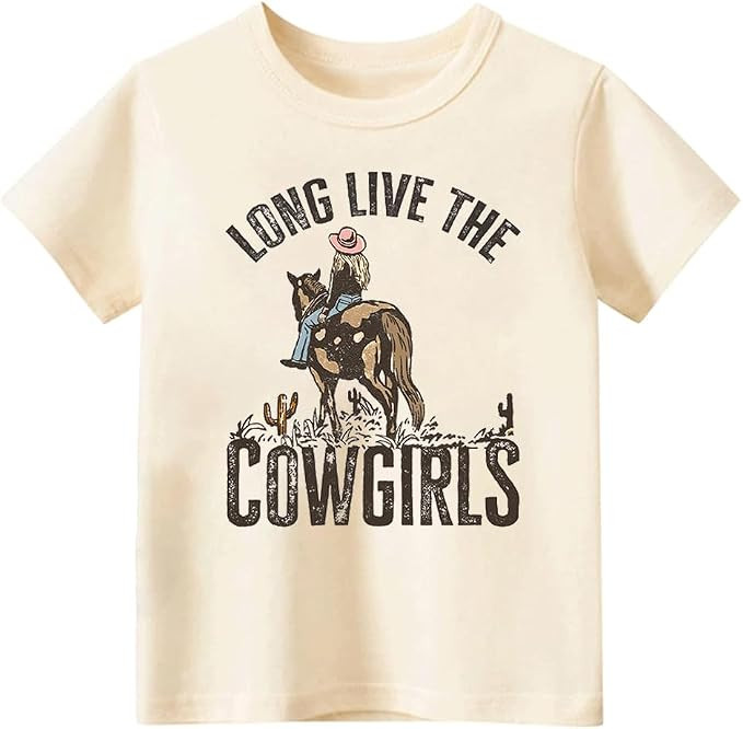 Toddler Baby Girls Clothes Short Sleeve Graphic Letters Print T-Shirt Top Cotton Pink Tee | Amazon (US)