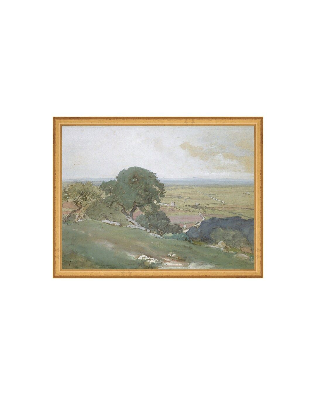FRAMED. OLIVES. Olive Green Painting. Framed Vintage Landscape. Antique Landscape Artwork. Countr... | Etsy (CAD)