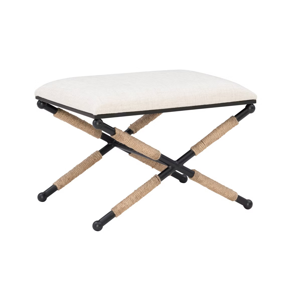 Ashburn Campaign Accent Stool - Linon | Target