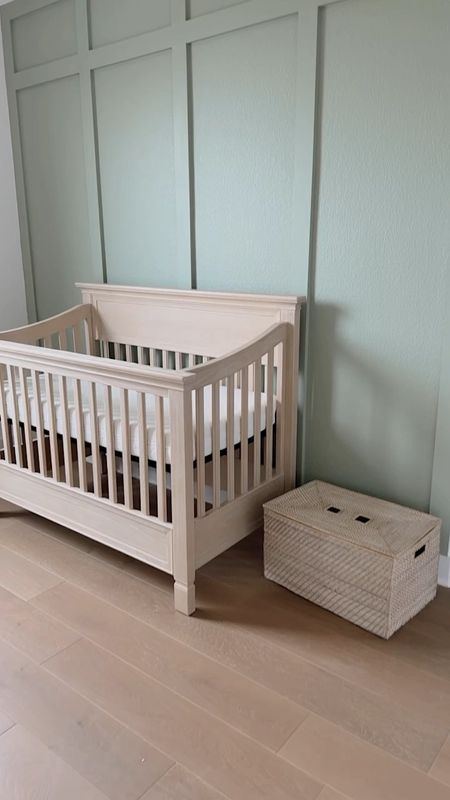 nursery links. wood color: sandstone, chair: oatmeall