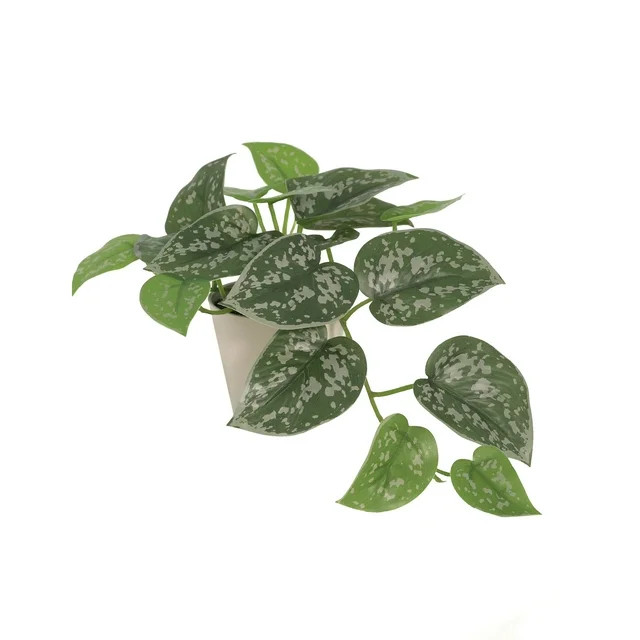 Mainstays 9" Artificial Pothos Plant in Tan Planter Pot - Walmart.com | Walmart (US)