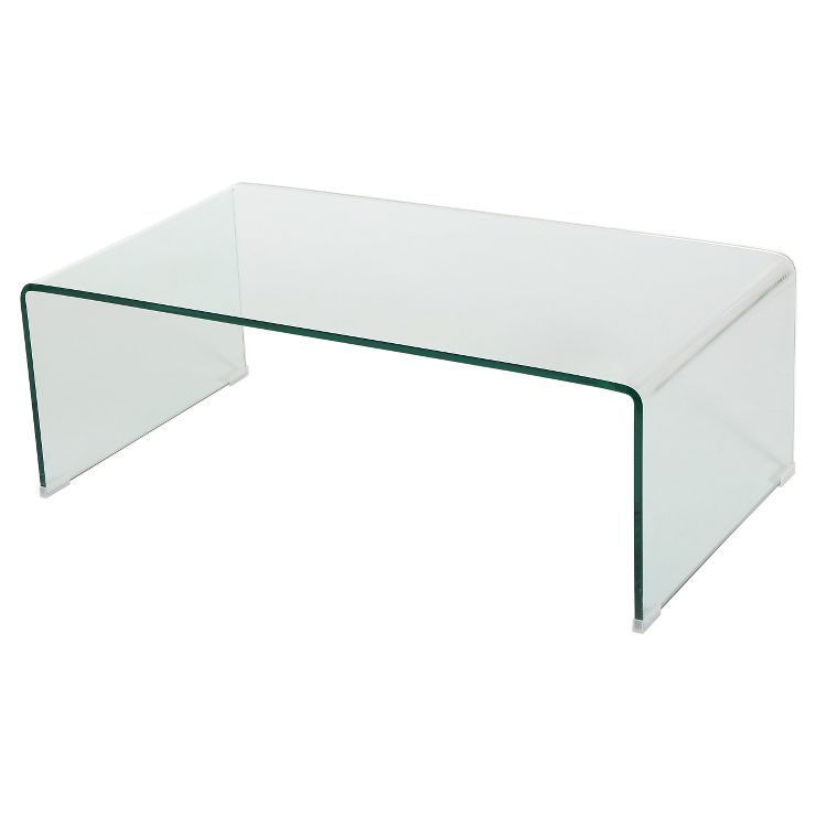 Ramona Glass Rectangle Coffee Table Clear - Christopher Knight Home | Target