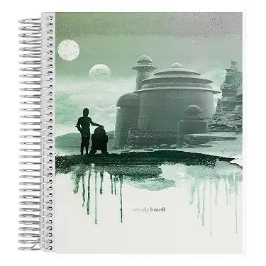 Star Wars Metallic Tatooine Watercolor Notebook | Erin Condren | Erin Condren