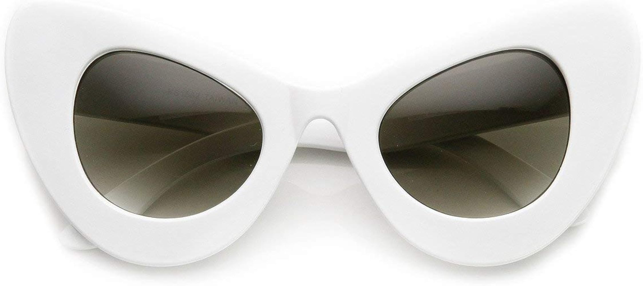 zeroUV High Fashion Bold Oversized Women's Cat Eye Sunglasses | Amazon (US)