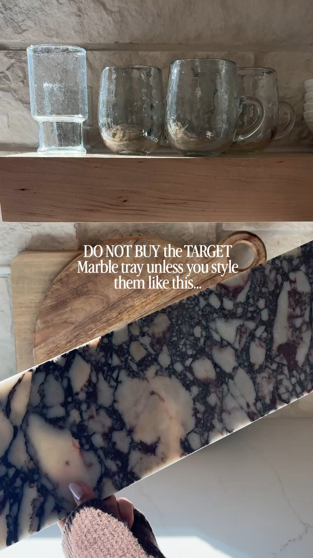 Target marble tray styled two ways 🤍
Using this marble tray from Target as kitchen counter decor with salt and pepper grinders, a garlic keeper, cookbooks, and a small lamp — then repurposed as a bathroom vanity perfume tray.
A versatile neutral home decor piece that works in both the kitchen and bathroom for an elevated, minimalist look.

#ltkhome #targethome #neutraldecor #kitcheninspo


#LTKFindsUnder50 

#LTKHome