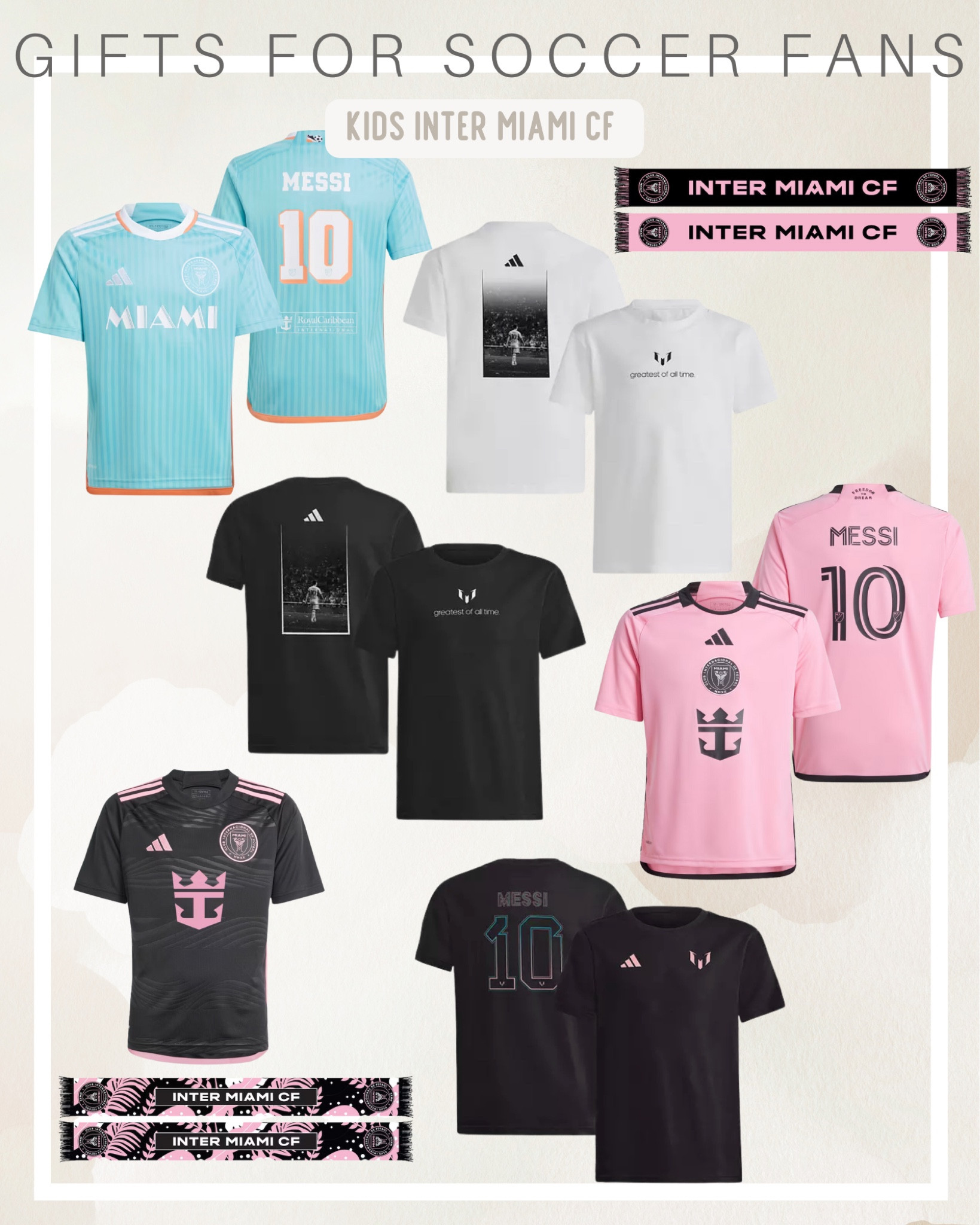 Gift Guide for Messi soccer fans - Inter Miami soccer jerseys - kids fashion - kids Christmas gift 

#LTKKids #LTKGiftGuide #LTKFindsUnder100