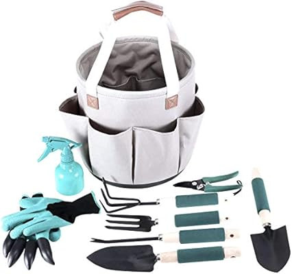 Garden Tools Set COLLAPSIBLE Version | Gardening Gifts | Gardening Tools Set | 9 Piece Garden Too... | Amazon (US)