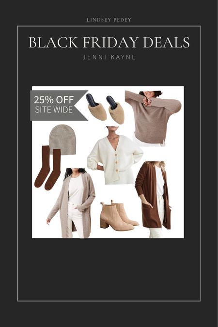 25% off site wide at Jenni Kayne, includes home & furniture too! 

Black Friday, cyber Monday, cashmere, gifts for her, gift guide, sweater, boots, mules

#LTKGiftGuide #LTKCyberweek #LTKsalealert