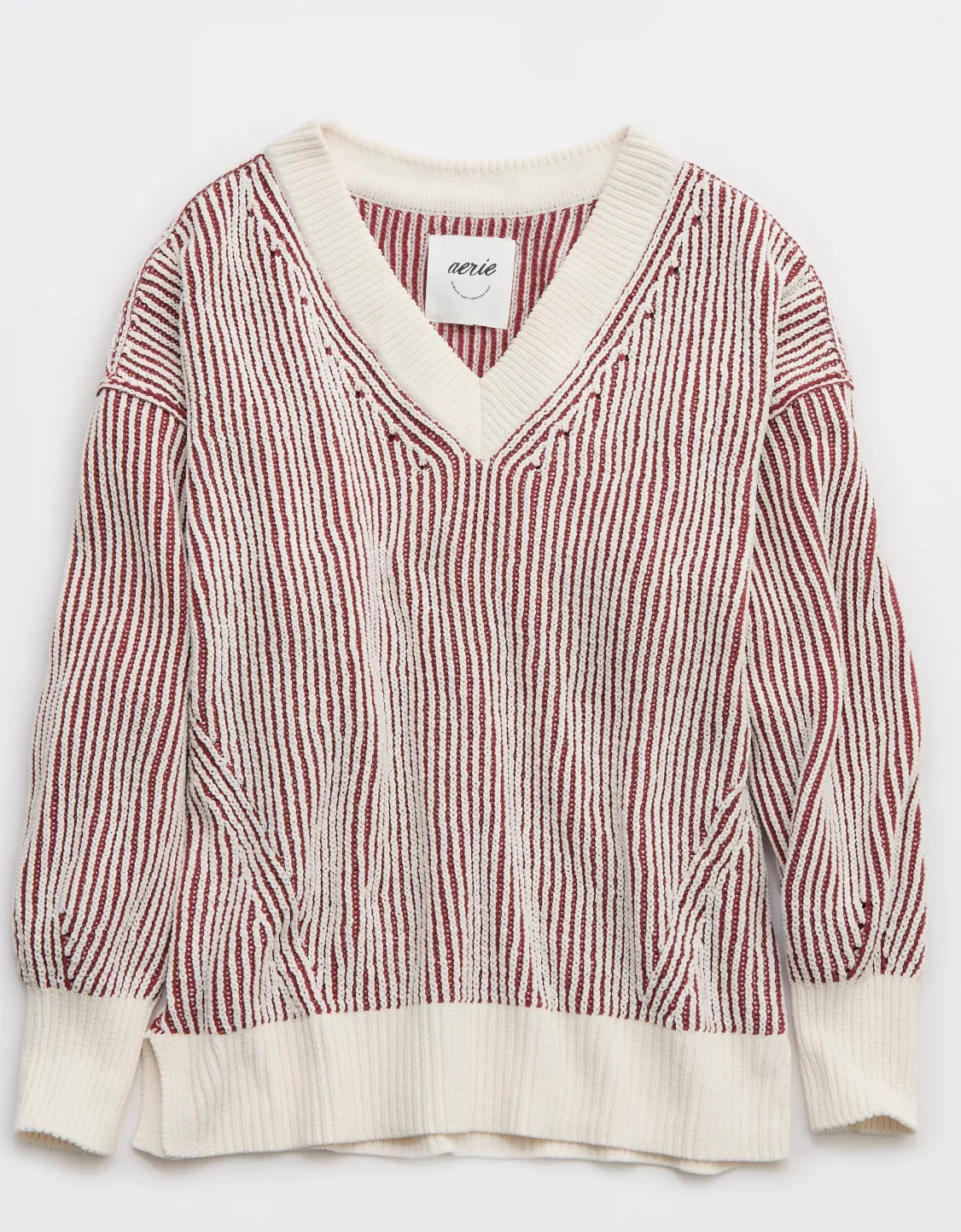 Aerie Beyond Chenille V-Neck Sweater | Aerie