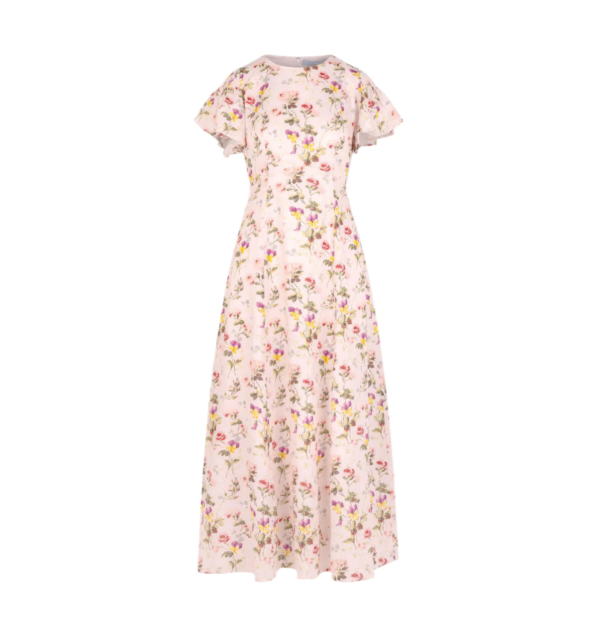 The Dominique Dress in Pink Bluebonnet | Over The Moon