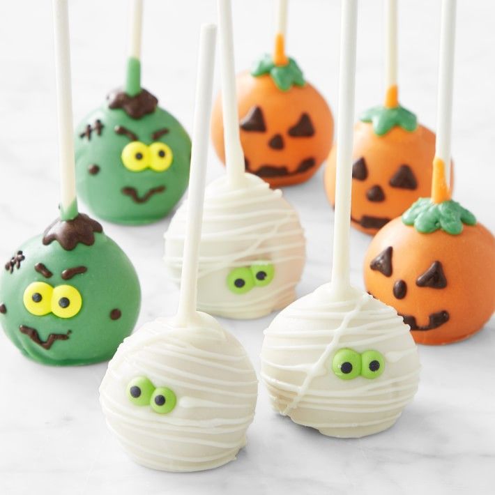 Halloween Cake Pops, Set of 8 | Williams-Sonoma