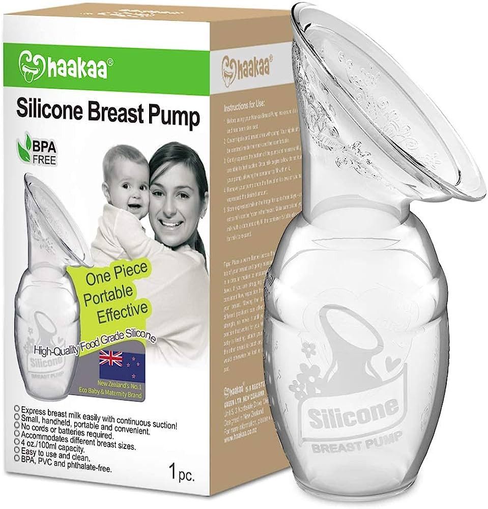 haakaa Manual Breast Pump for Breastfeeding 4oz/100ml | Amazon (US)