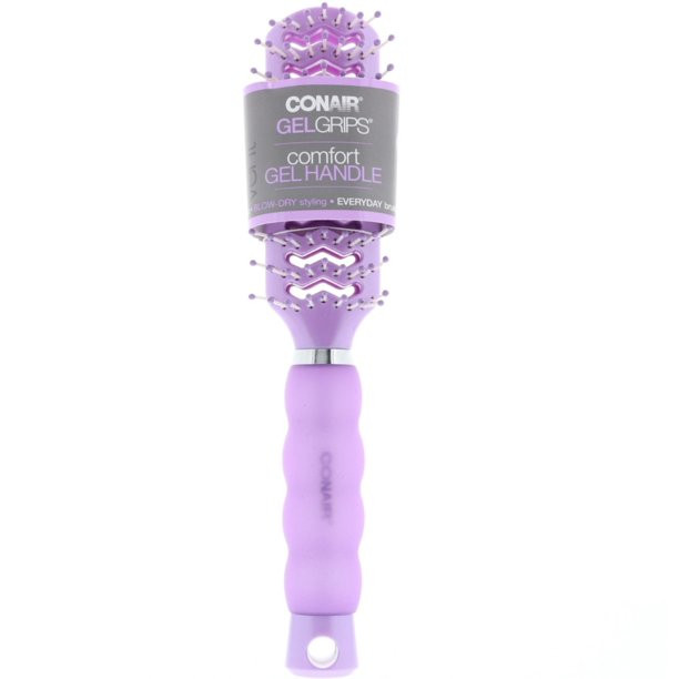 Conair Gel Grips Vent Hair Brush, Color May Vary 1 ea - Walmart.com | Walmart (US)