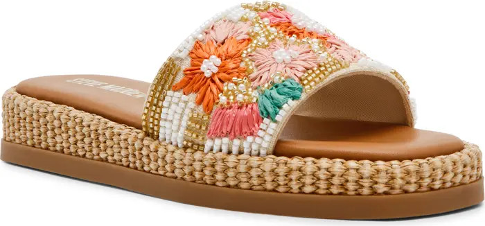 Steve Madden Boardwalk Beaded Slide Sandal (Women) | Nordstrom | Nordstrom