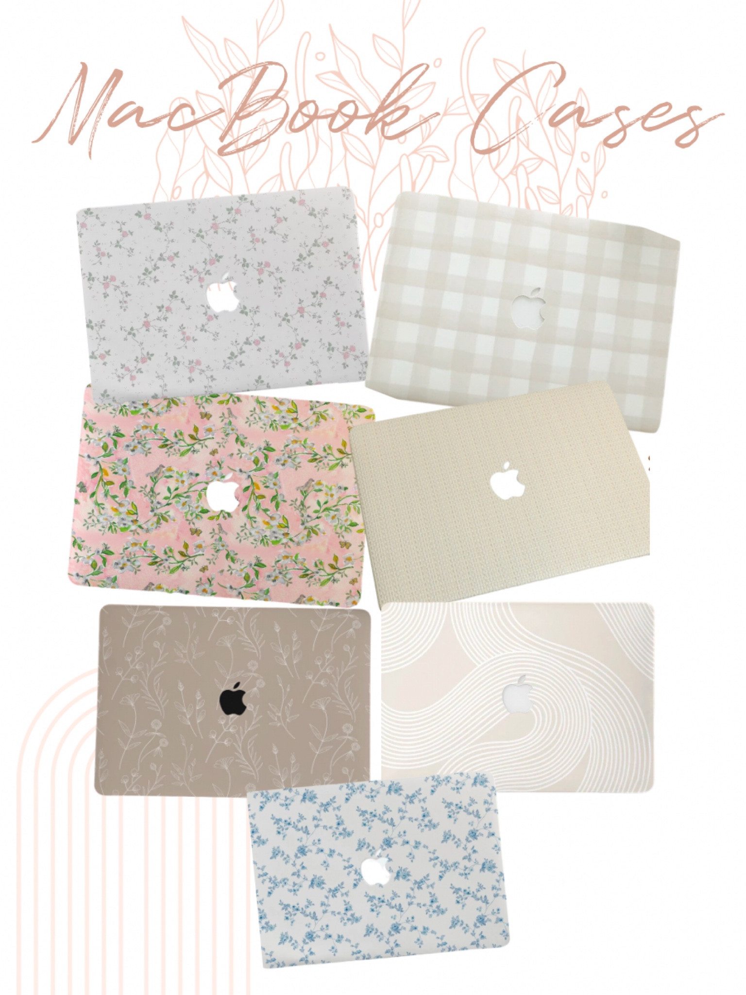 Aesthetic and cute Macbook Air and Pro cases!