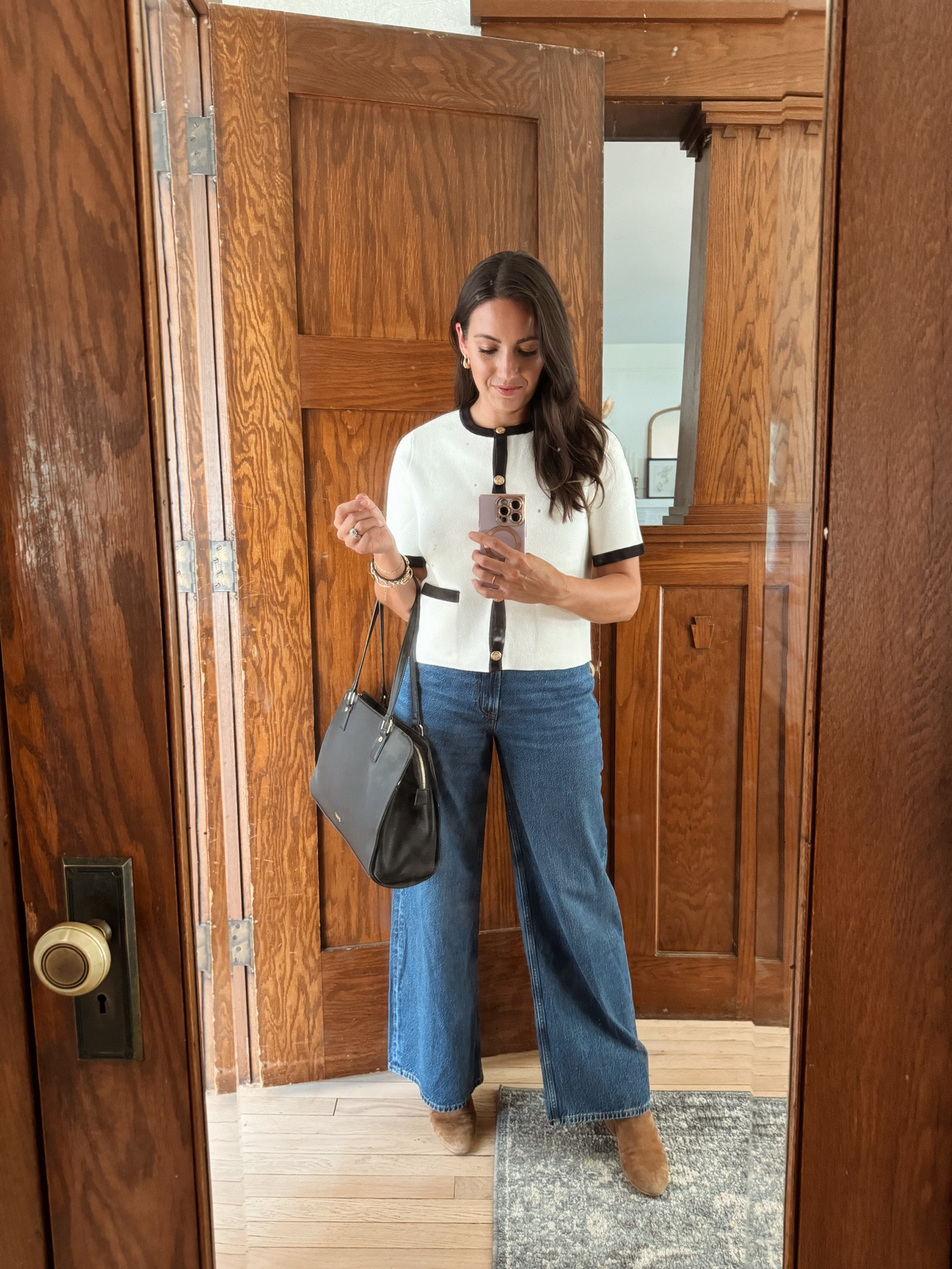 Casual outfit of the day featuring denim and jean favorite, transitional top and shoe find for summer to fall outfit inspiration! Summer to fall style, fall
Fashion, outfit, jeans, denim



#LTKBeauty #LTKStyleTip
