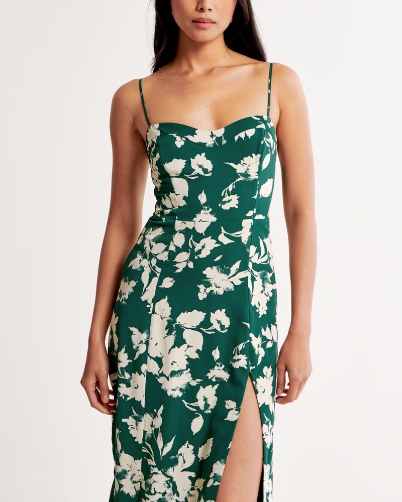 Women's The A&F Camille Maxi Dress | Women's Clearance | Abercrombie.com | Abercrombie & Fitch (US)