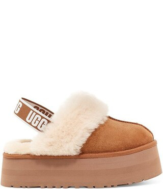 UGG® Funkette Suede Platform Clogs | Dillard's | Dillard's