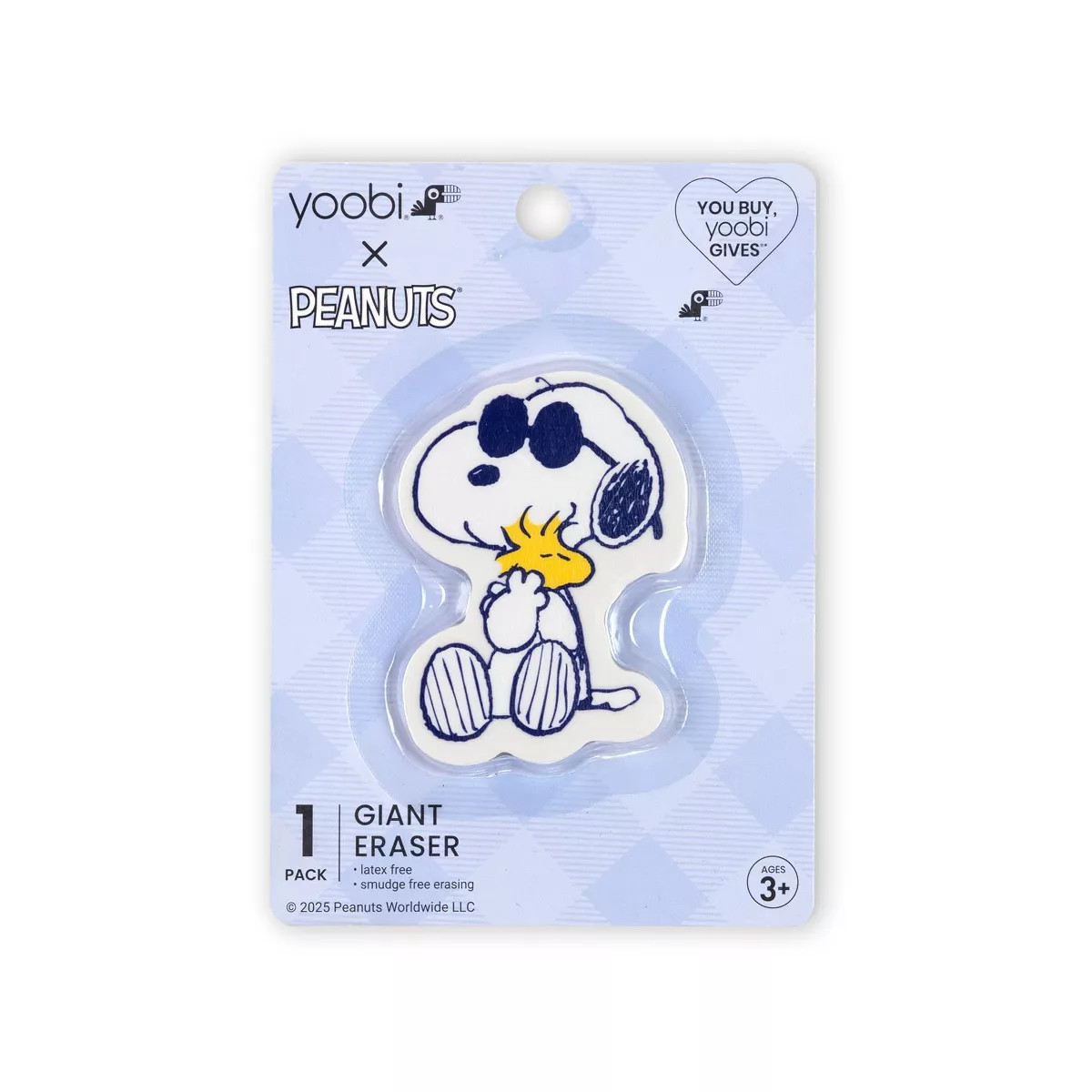 Yoobi Peanuts Giant Eraser Joe Cool Woodstock | Target