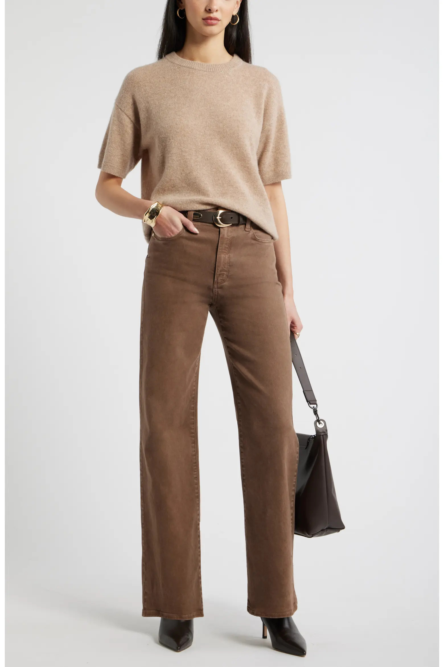 Short Sleeve Cashmere Sweater (Women) | Nordstrom | Nordstrom