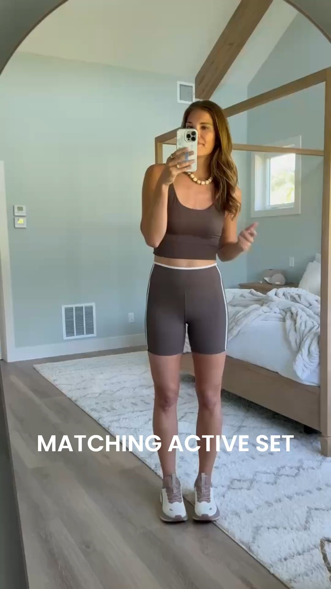 This matching active set makes getting dressed for a workout so simple. The supportive bra and high rise biker shorts are perfect for the gym, walks, or layering under a sweatshirt for errands.

Size L

Matching active set, Biker shorts, Sports bra, Workout set, Tall girl activewear, Athleisure outfit, Gym outfit, High rise biker shorts, Workout clothes, Casual activewear, Fitness outfit, StangandCo

#LTKootd #LTKActive #LTKTall