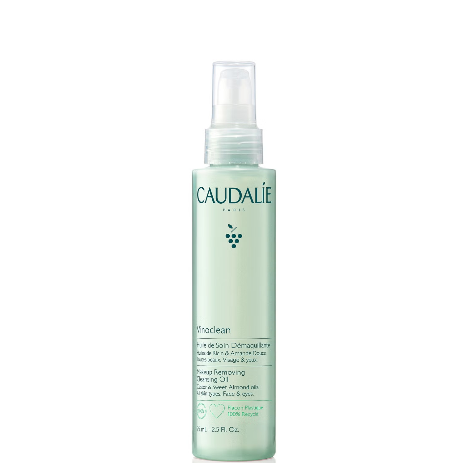 Caudalie Vinoclean Makeup Removing Cleansing Oil 75ml | Look Fantastic (UK)