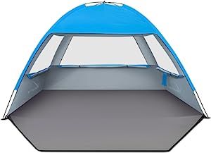 Venustas Beach Tent Sun Shelter for 3/4-5/6-7/8-10 Person, UPF 50+ UV Protection Beach Canopy, Li... | Amazon (US)
