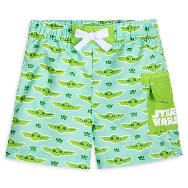 Disney Star Wars Baby Yoda Swim Trunks Size 18 24 Months The Mandalorian Baby Yoda | Walmart (US)