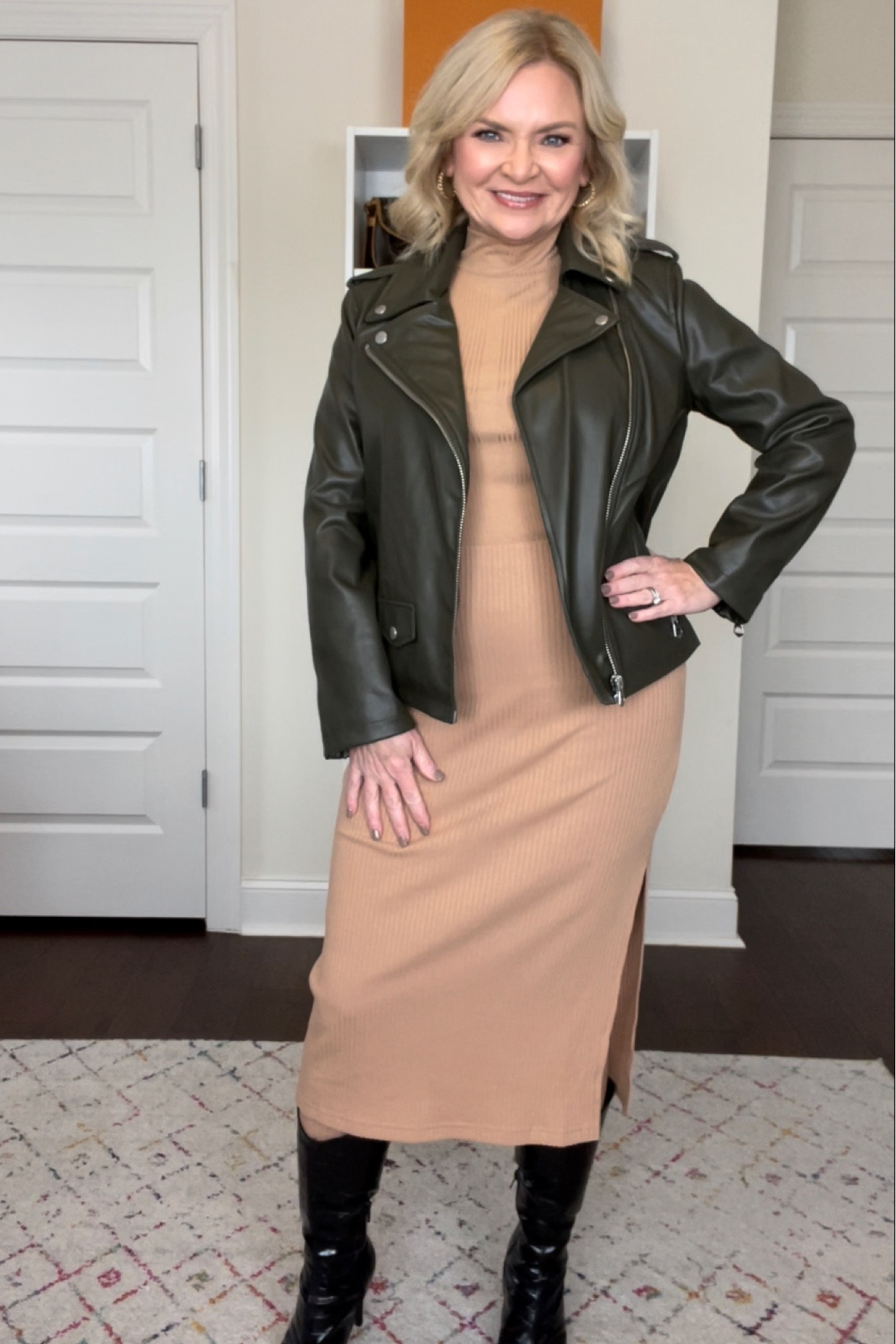 Faux leather jacket & skirt set!
#fauxleather
#leatherjacket
#falloutfit
#winteroutfit
#walmart
#walmartfinds
#affordablestyle
#skirtoutfit

#LTKunder50 #LTKunder100 #LTKstyletip