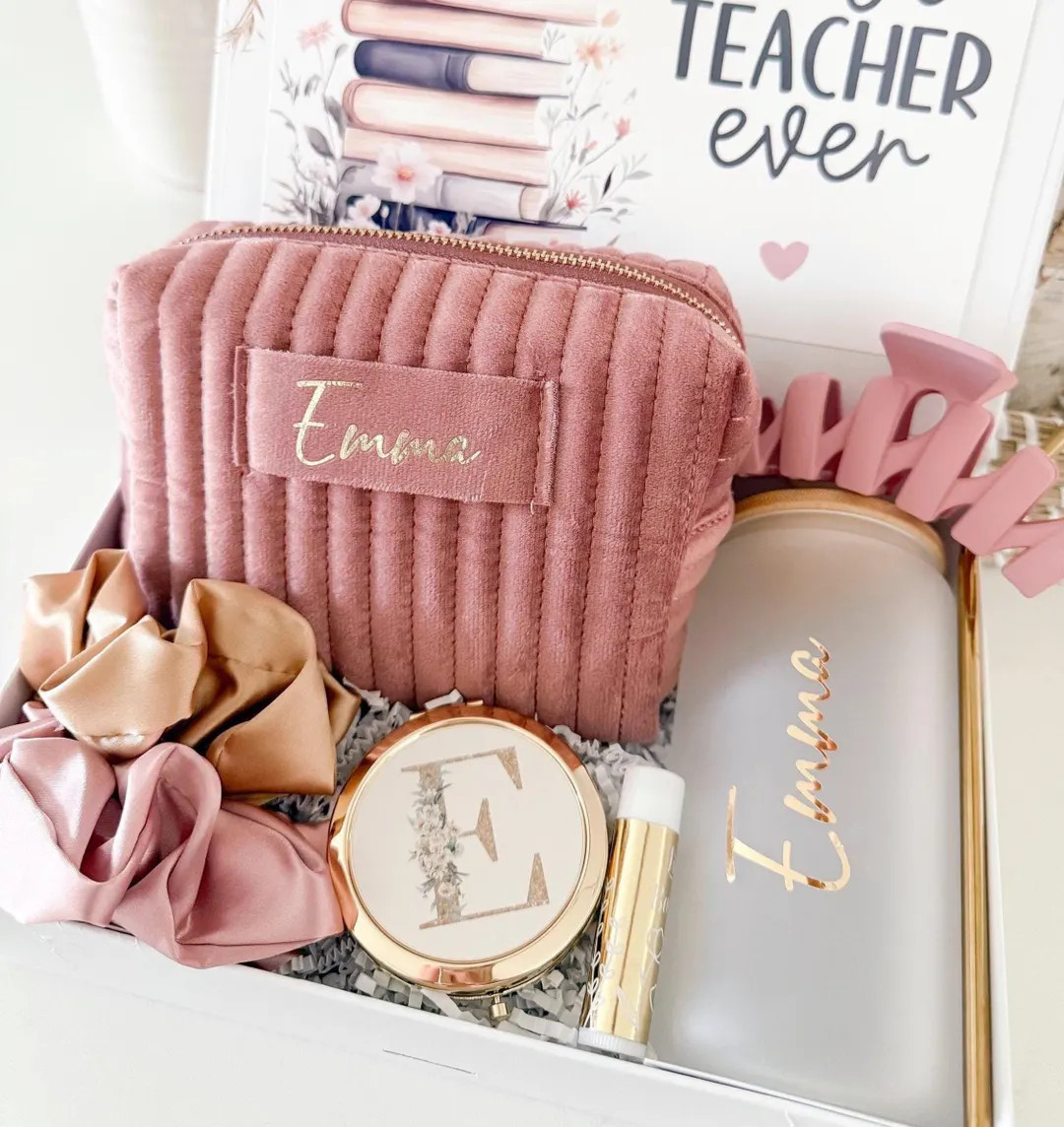 Teacher Appreciation Week Gift Box Teacher Gift Box Set Personalized Gift for Teacher Care Packag... | Etsy (US)