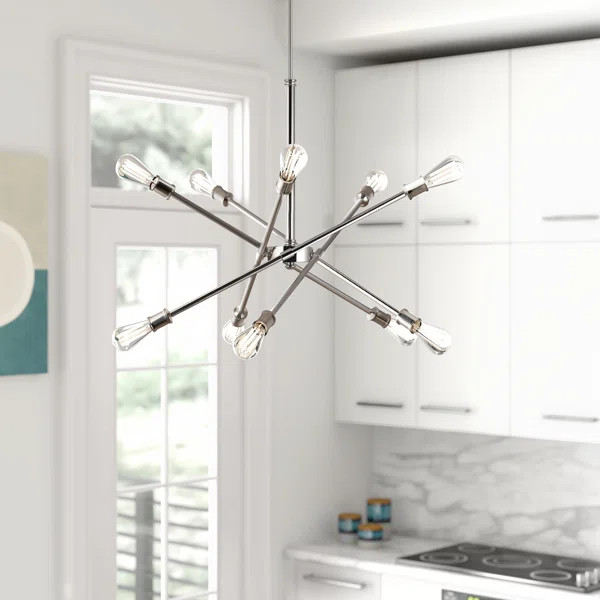 Signorelli 10 - Light Dimmable Modern Linear Chandelier | Wayfair North America