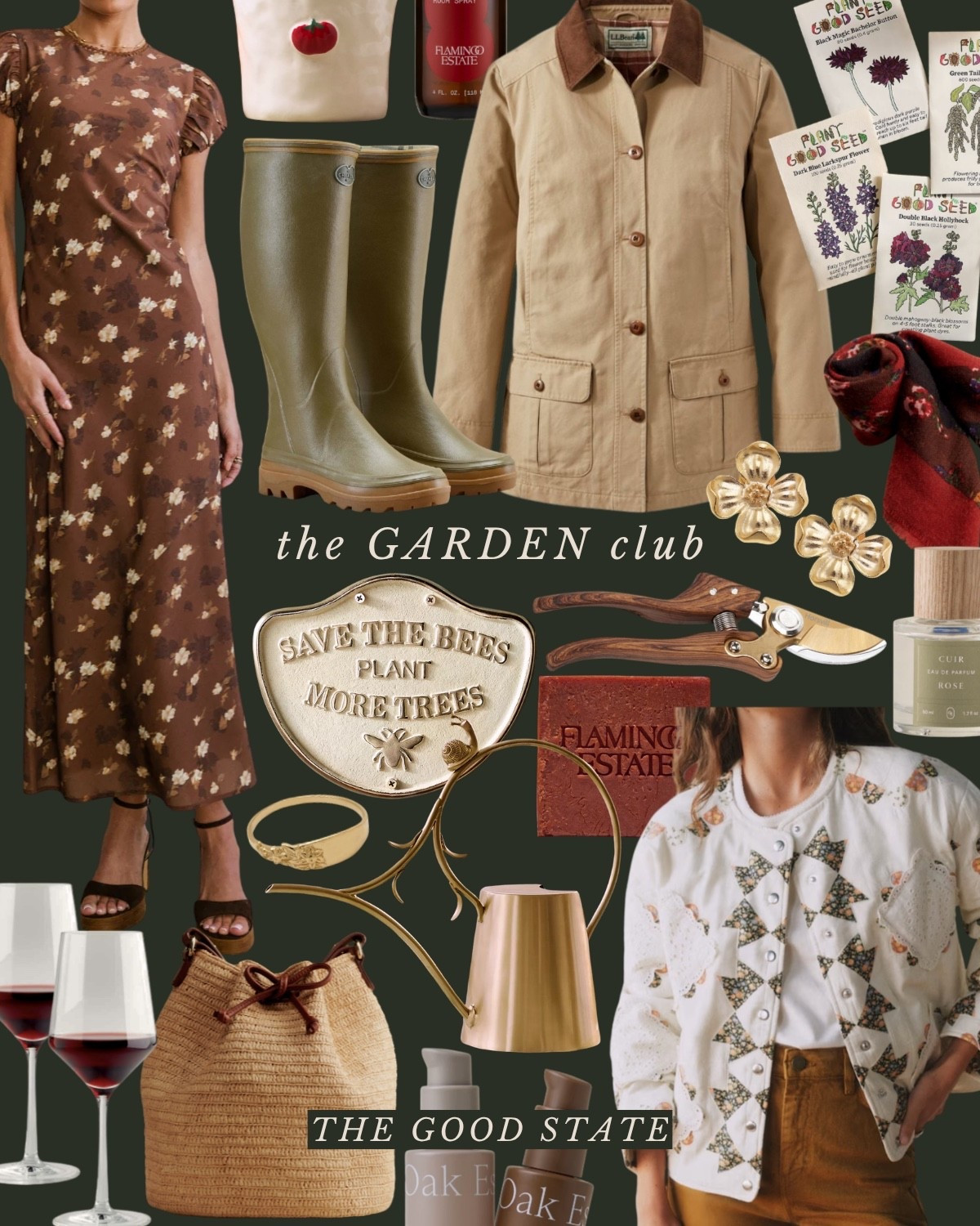 This collection is for the garden girlies who find joy in being outside—rain or shine. For the ladies and who have all the old Martha Stewart magazines and who love layering denim on denim like we did in the 90s. This is for the barn jacket lovers, neck scarf wearers and those who own all things floral. This is for the early risers and for the ladies gathered around the table with good friends and good wine. This collection is for the ladies giving gardening a try for the first time or those tending to the same garden they have poured their heart and soul into for years. For those cultivating the soil of their hearts and homes too. For the girlies who love earth tones and pops of colors too🌻

#LTKSaleAlert #LTKActive #LTKootd