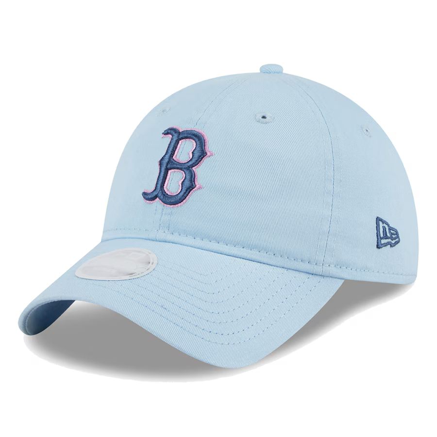 Women's Boston Red Sox New Era Multi Light Blue 9TWENTY Adjustable Hat | MLB Shop