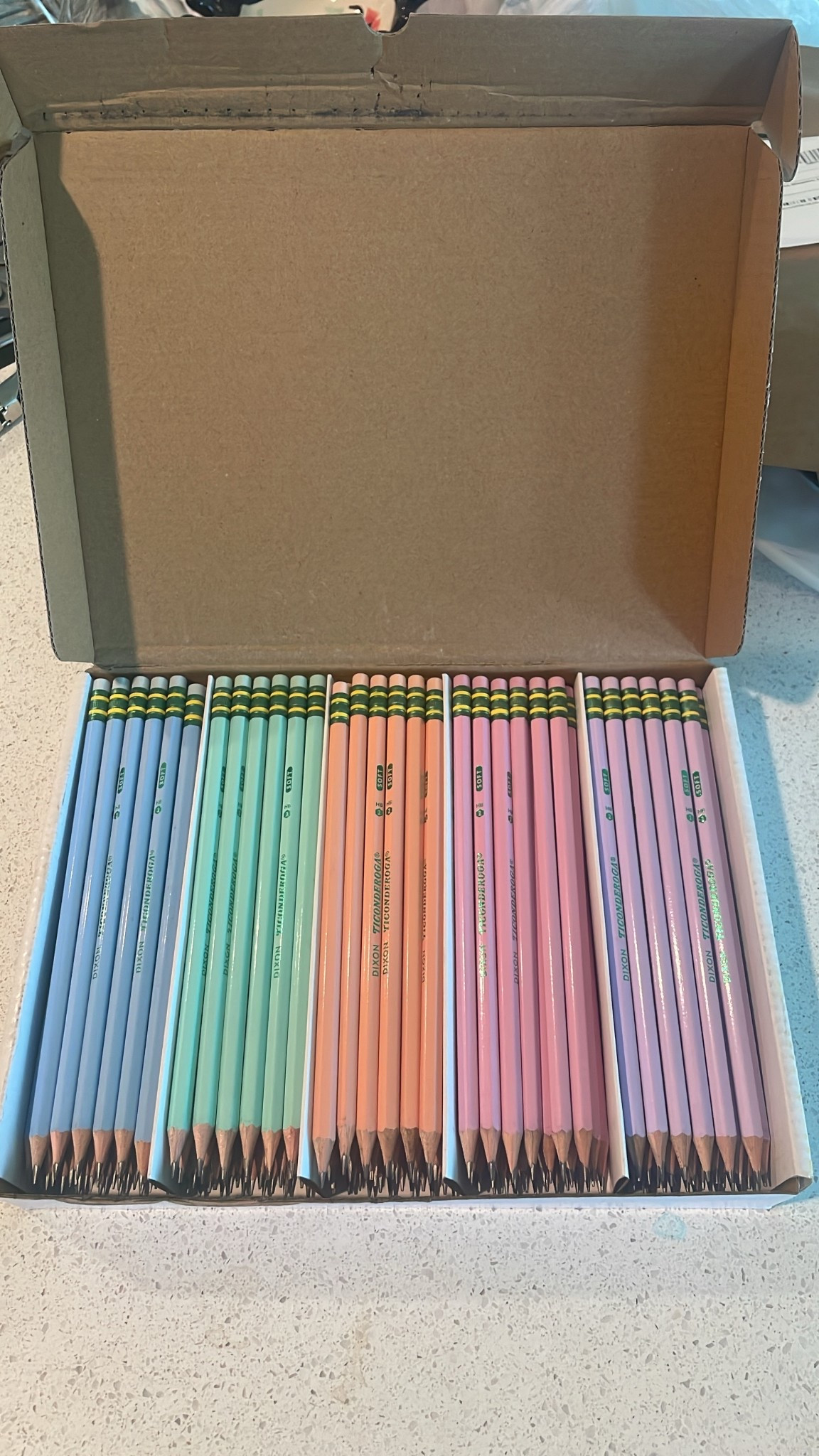 Pastel, tincoderoga, and pre sharpened?? Say less